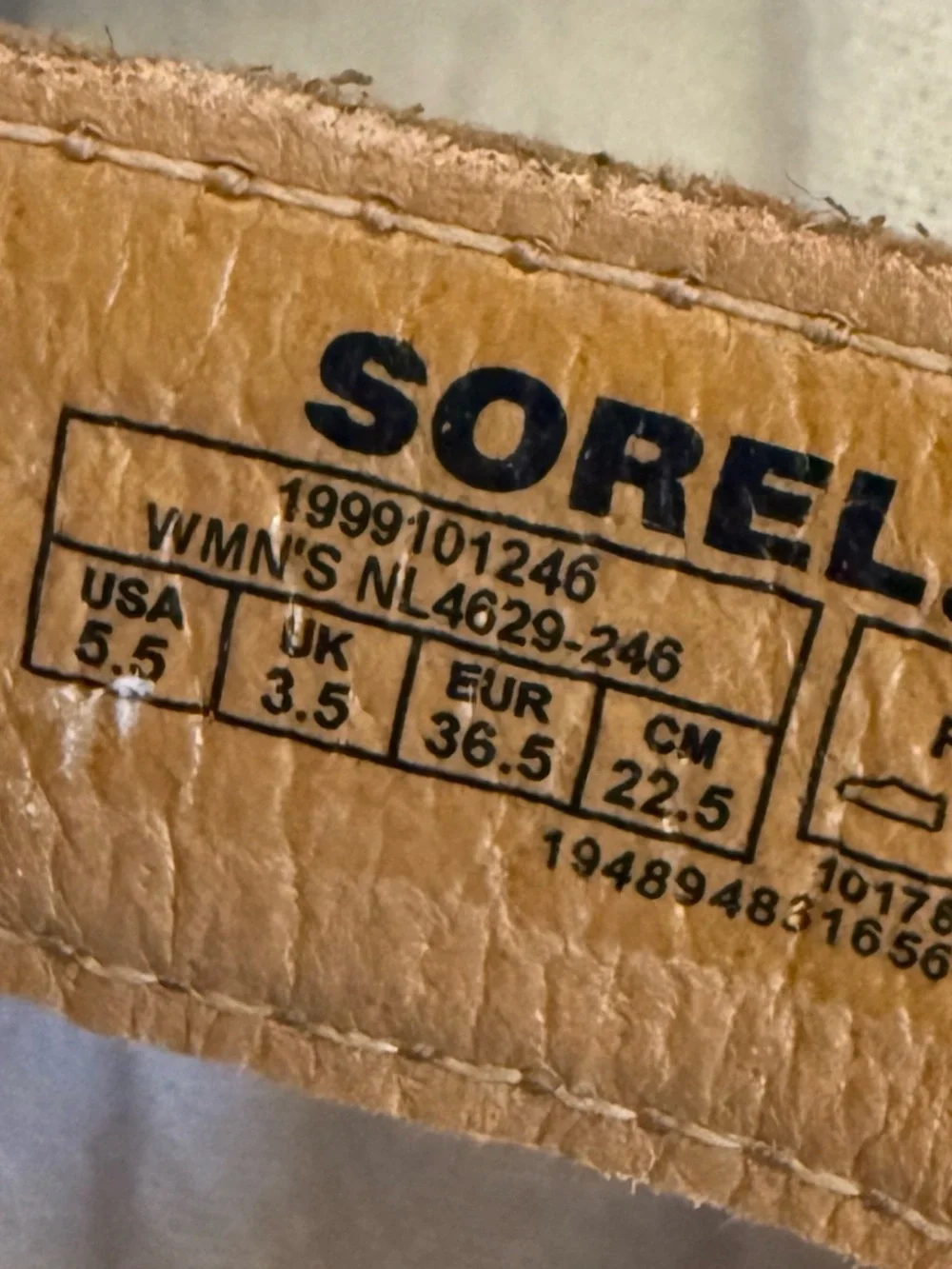 Sorel Women’s Cameron Tan Platform Lace-Up Sandal Size 5 1/2